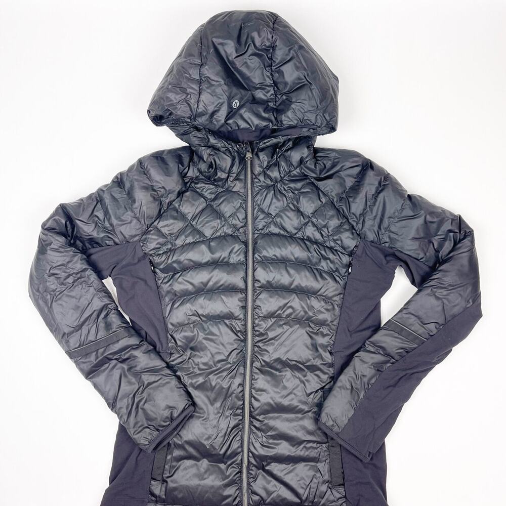 Lululemon Black Down For A Run Jacket 10